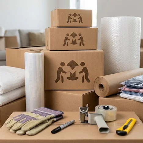 Packing materials for moving in Chisinau