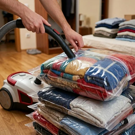 The benefits of using vacuum bags when moving and storing